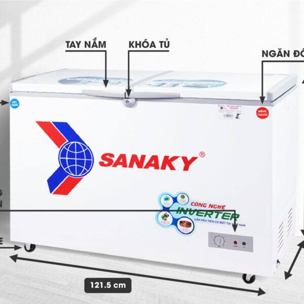 Alternative view of Tủ đông Sanaky Inverter 260 lít VH-3699W3
