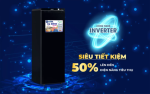 Công nghệ inverter tiết kiệm điện tới 50% trên tủ đông VH-230VD3