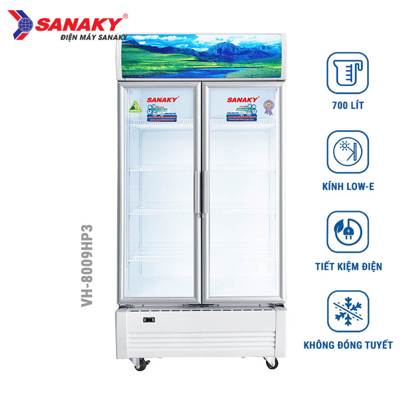 tủ mát sanaky vh-8009hp3