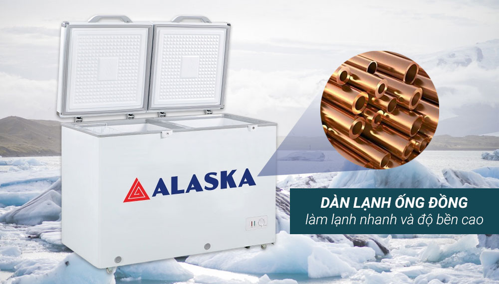 Dàn đồng tủ đông Alaska 4568CI và 4568C